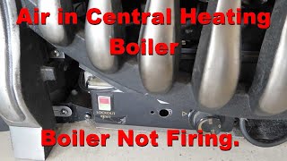 Air in central heating boiler [upl. by Sladen]