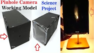 pinhole camera working model for school science exhibition  diy  DIY pandit [upl. by Eniladam]