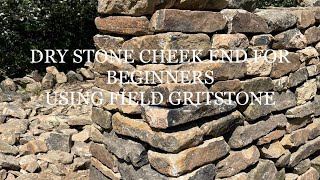 HOW TO BUILD A DRY STONE WALL BUILDING A CHEEK END DRY STACK WALLING DRY STONE WALLING [upl. by Giesser423]