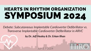 Subcutaneous ICD vs Transverse ICD in ARVC  Symposium 2024 [upl. by Ayin]