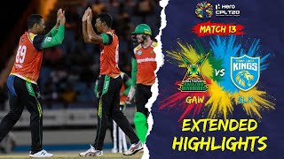 Extended Highlights  St Lucia Kings vs Guyana Amazon Warriors  CPL 2022 [upl. by Jerrome]