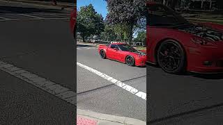 LOUD 1000HP HOODLESS C6 TURBO CORVETTE turbo corvette chevrolet shorts trending loud outdoors [upl. by Cirenoj]