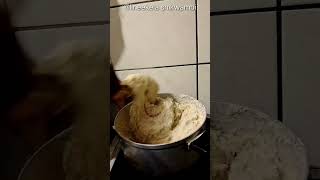 🔥pure African cooking appetizing Ugali  fufu after coming from a car show [upl. by Oak]