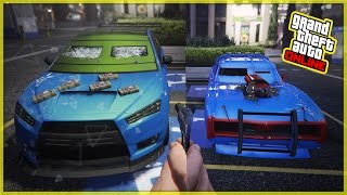 NUOVO VEICOLO BLINDATO PIÙ RESISTENTE DI GTA 5 ONLINE TEST RESISTENZA DUKE O DEATH VS KARIN KURUMA [upl. by Omarr]