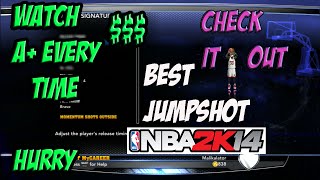 Best NBA2K14 Jumpshot Best Release [upl. by Quent242]