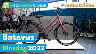 Batavus Dinsdag 2022  Fietsvoordeelshopnl Productvideo [upl. by Trev]