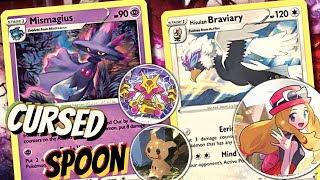 Mismagius Deck 🧙‍♀️🧿 Crazy Spread amp Drop W Mimikyu amp Radiant Alakazam PTCGO Silver Tempest [upl. by Parshall]