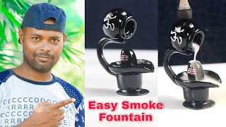 Making Shivling Smoke Fountain Waterfall from M seal at home4  Govind Arkhvanshi [upl. by Navak]