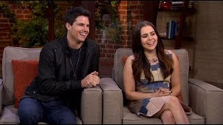 Mae Whitman amp Robbie Amell Describe What Its Like Being The Duff [upl. by Eikcin728]