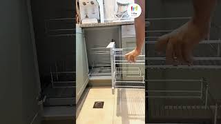 Smart Kitchen Corner Storage Solutions kitchendesign [upl. by Naiditch]