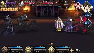 FGO NA  Cú Chulainn Alter Setup vs King Hassan Exhibition Quest  Grand Nero Festival 2023 [upl. by Gnihc]