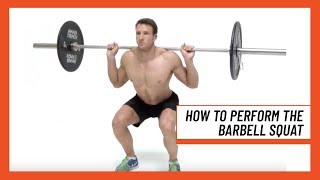 How to Perform the Barbell Squat with Perfect Form  Menshealth UK [upl. by Ynattirb]