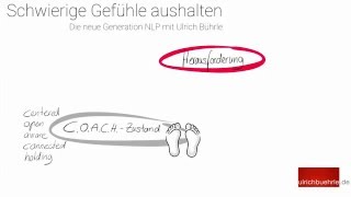 NLP Technik Schwierige Gefühle aushalten [upl. by Reinaldo]