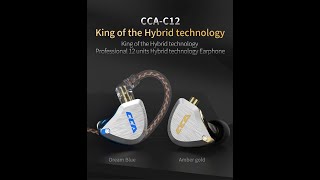 CCA C12 12 Drivers Earphone Unboxing amp First Impressions [upl. by Gib]