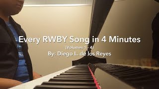 Playing Every RWBY Song in 4 Minutes [upl. by Tiduj672]