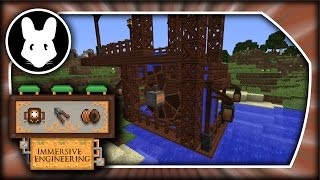 Immersive Engineering Making a Max Power Water Wheel Look Nice Minecraft 11021112 [upl. by Acinoryt592]