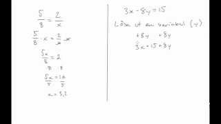 Matematik 2b Repetition Ekvationer [upl. by Boar589]