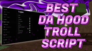 2024 BEST ROBLOX DA HOOD TROLL SCRIPT  NECKGRABS  CONTROL  TARGET [upl. by Adonis]