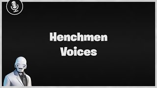 Fortnite Henchman Voices  Fortnite Leaks  Skyem [upl. by Coppinger406]