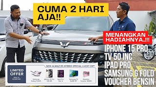 ‼️CUMA 2 HARI AJA ‼️Menangkan IPHONE 15 PROTV 50 INCSamsung Z foldDengan membeli New Almaz Hybrid [upl. by Aerdnas]