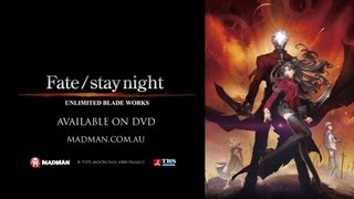 FATESTAY NIGHT UNLIMITED BLADE WORKS Official Trailer  Available March 2013 [upl. by Ahsar]