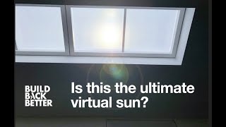 Build Back Better Awards interview Innerscene A7 Virtual Sun  is this the ultimate LED skylight [upl. by Prent813]