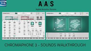 AAS Chromaphone 3 acoustic object percussion synth  Sounds Walkthrough [upl. by Noloc976]