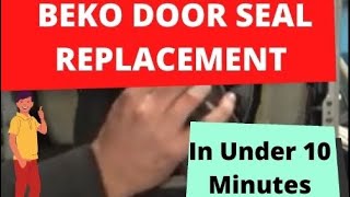 Beko Washing Machine Door Seal Replacement from start to finish in less than 10 minutes [upl. by Willetta]