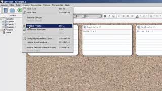 Scrivener  3 Scrivening Outliner e Organização  Tutorial em português [upl. by Naejarual]