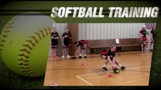 Softball Ladder Drills  Softball Training  Softball Agility [upl. by Jerroll]