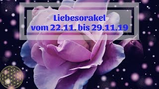 Liebesorakel vom 2211 bis 291119  Neumond  Erkennen der Seelenverbindung [upl. by Euphemie]