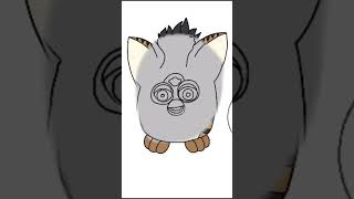 Drawing the furby that my grandma bought me😍😍😍 drawing furby antizoo [upl. by Buzz]