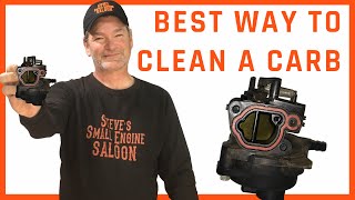 EASIEST WAY To Clean a Plastic Briggs Carburetor [upl. by Clawson]