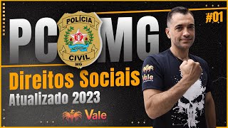 Direitos Sociais Atualizado 2023  PCMG  Parte 01 [upl. by Blackwell]