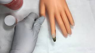 One Color Sculptured Nail Tutorial using Odorless Liquid with Michele Baker [upl. by Gilbertson934]