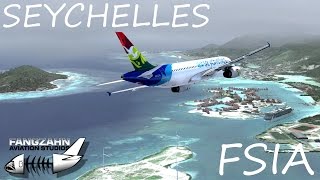 FSX A320 Air Seychelles Landing [upl. by Clover]