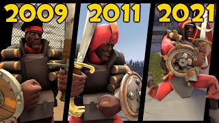 The Evolution of Demoknight TF2 [upl. by Rabassa]