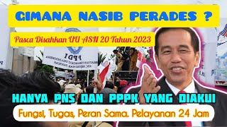 PNS Atau PPPK Status Perangkat Desa Ketika Pegawai Honorer Pemerintah Dihapus Tahun 2024 [upl. by Akibma]