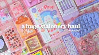 a huge stationery haul 💞 stationery pal unboxing 💜 cute and aesthetic item 😘 [upl. by Claiborne]