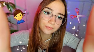 ASMR en couple  Mon copain me coiffe il essaye 😂 ♥ TomAsmrfr [upl. by Redan595]