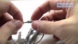 Stainless Steel Wire Keyring Loop [upl. by Kilam]