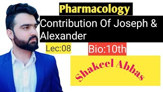 Contribution Of Joseph amp Alexander PharmacologyClass 10th Bio studywithbotanist6759 [upl. by Misaq]