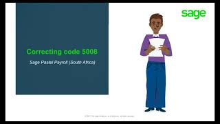 Sage Pastel Payroll How to process a correction on transaction code 5008 [upl. by Collar510]