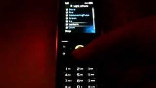 Sony Ericsson S500i Light Effects [upl. by Chenay]