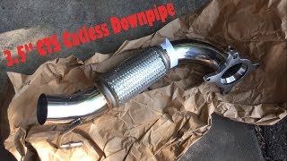 2014 Mk6 GTI Downpipe Install [upl. by Gilli922]