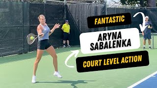 SABALENKA FANTASTIC COURT LEVEL ACTION [upl. by Reade]