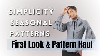 New Simplicity Seasonal Patterns  First Look [upl. by Irrol]