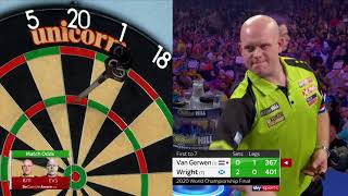 ALL WRIGHT ON THE NIGHT  Final  201920 World Darts Championship [upl. by Arehahs65]