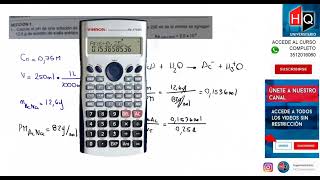 EJERCICIO 01  EXAMEN FINAL 2017  QUIMICA GENERAL 1  FCEFYN  UNC [upl. by Eriuqs]