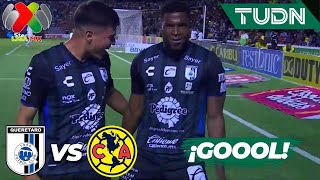 ¡SORPRESA Quiñones falla y Zúñiga MARCA  Querétaro 10 América  AP2023J8  Liga Mx  TUDN [upl. by Amehsat]